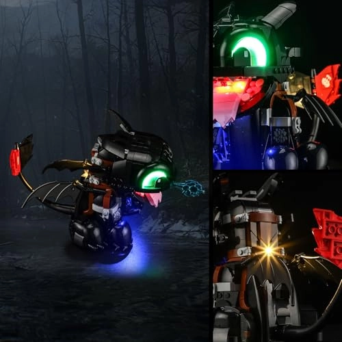 Light for LEGO 10375 How to Train Your Dragon: Toothless Set - Plastic How to Train Your Dragon: Toothless 1