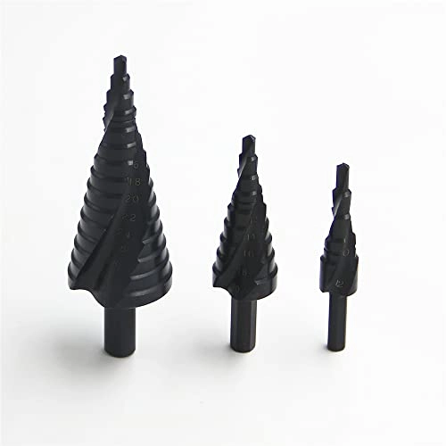 Step Drill Bit Set - HSS 3PCS 4-12mm 4-20mm 4-32mm