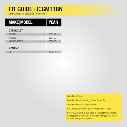 ICGM11BN - Chevrolet Pontiac