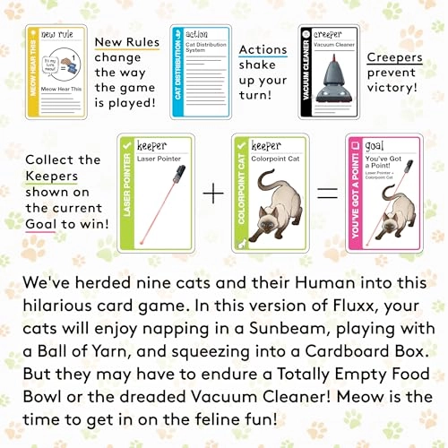 Cat Fluxx - Card Game