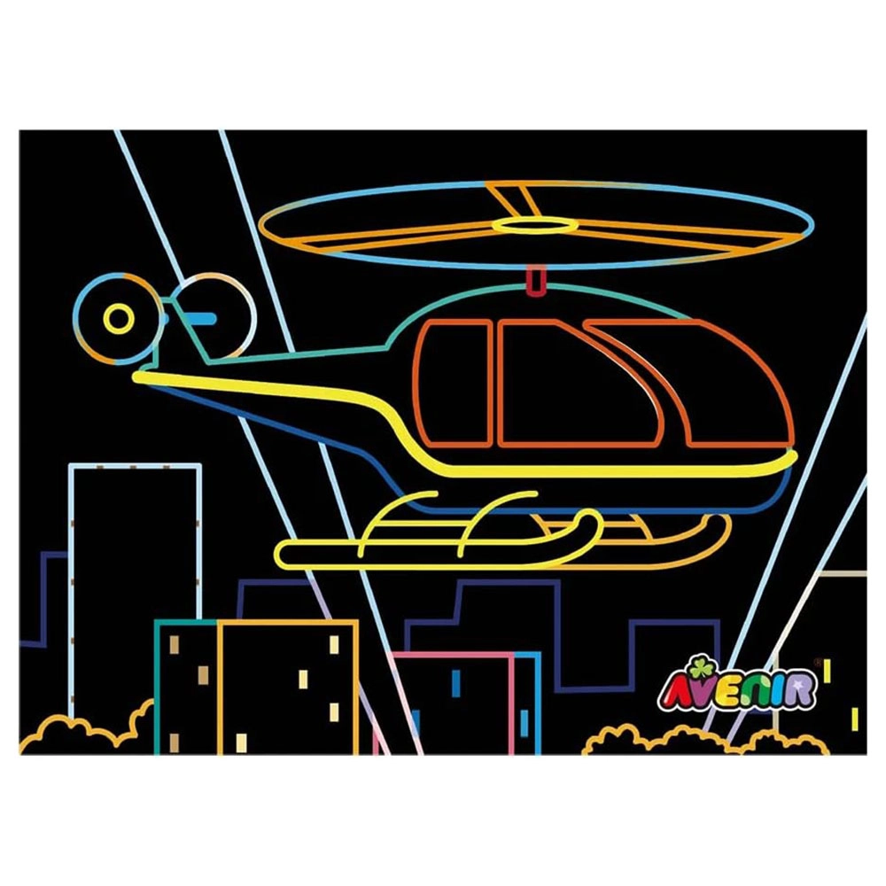 Scratch Art Kit - 8 pieces wooden pen