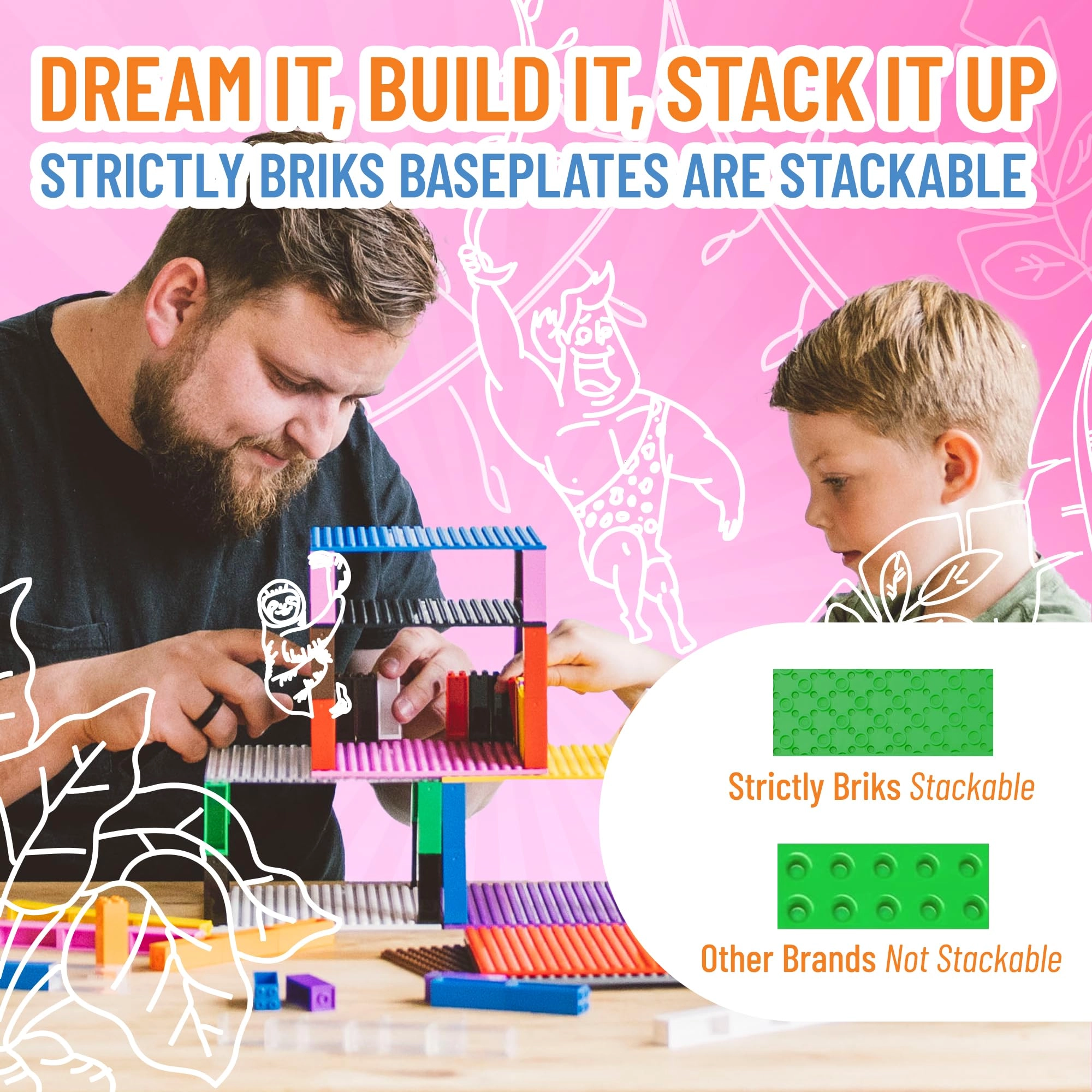 Stackable Baseplate for Large - Architecture