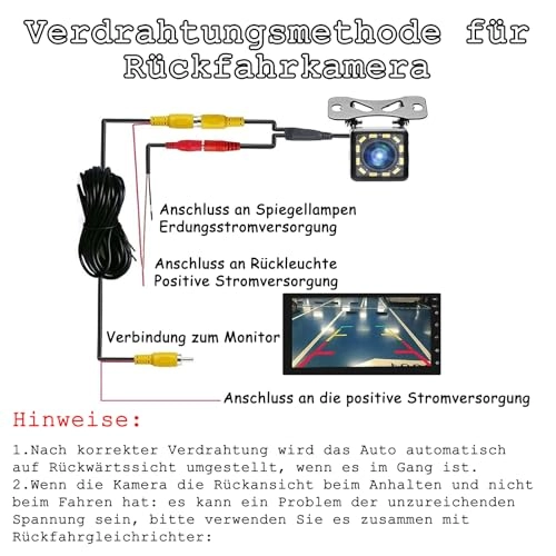 Reversing Camera - Night vision Wired 756 x 720