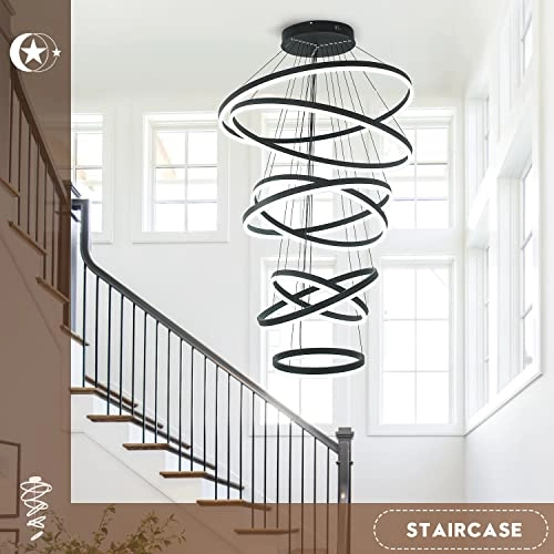 7-Rings Modern LED Chandelier