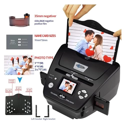 Film Scanner - 32G SD Card Storage 2.36" LCD Screen