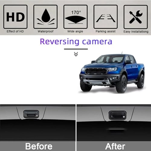 Rear View Camera Fisheye - Night vision Wired 1080P