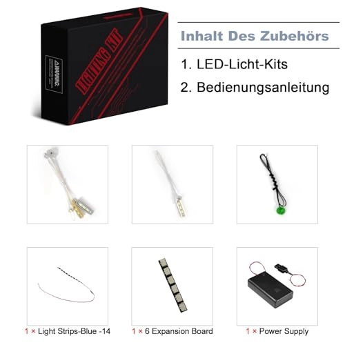 LED Light Set - Compatible with Lego 31153 Modern House