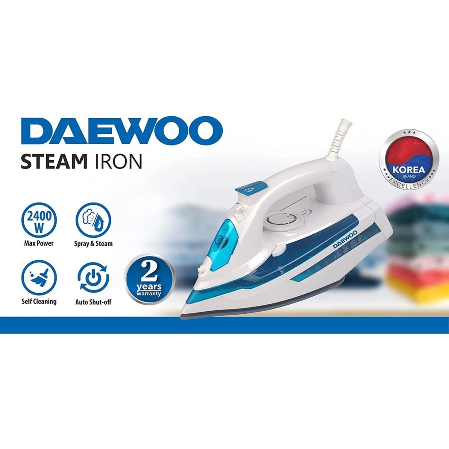 DSI2028W - Steam Iron 2200W 310ml