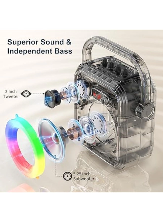 Karaoke machine - 2 wireless microphone