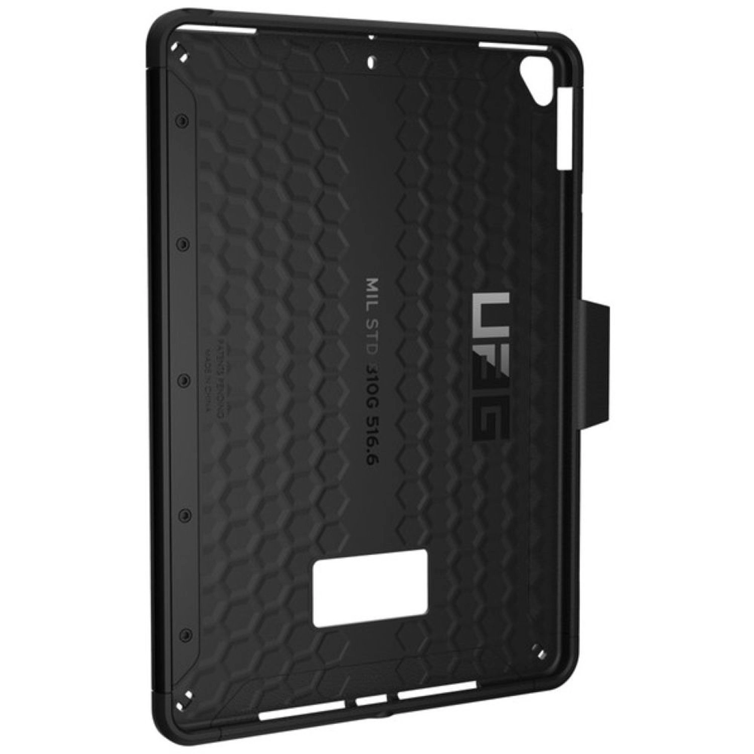 Smart Cover Compatible Case with Apple Pencil Holder for iPad 10.2-inch (2019)