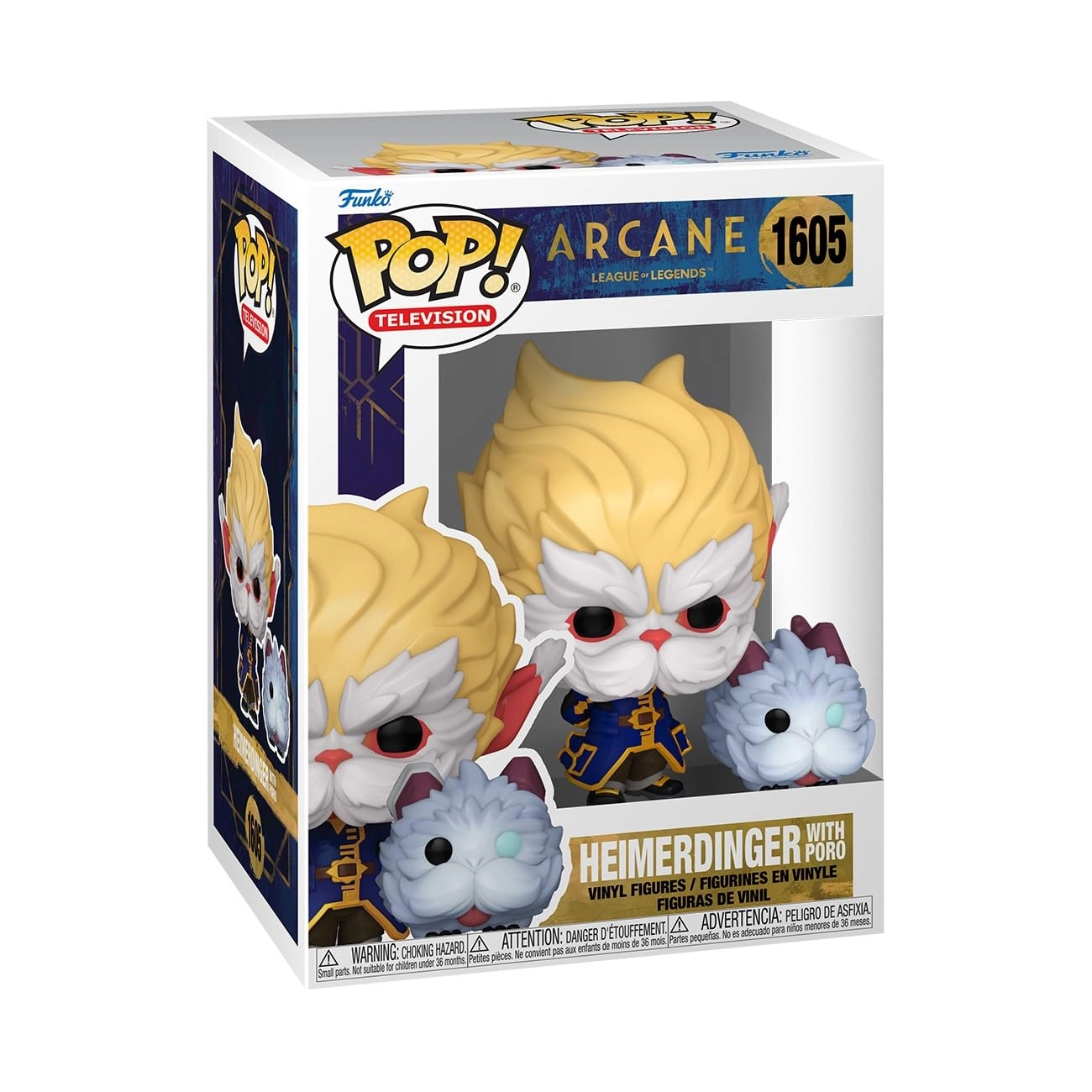 Heimerdinger - Arcane Lol S1 - with Poro Vinyl Figures