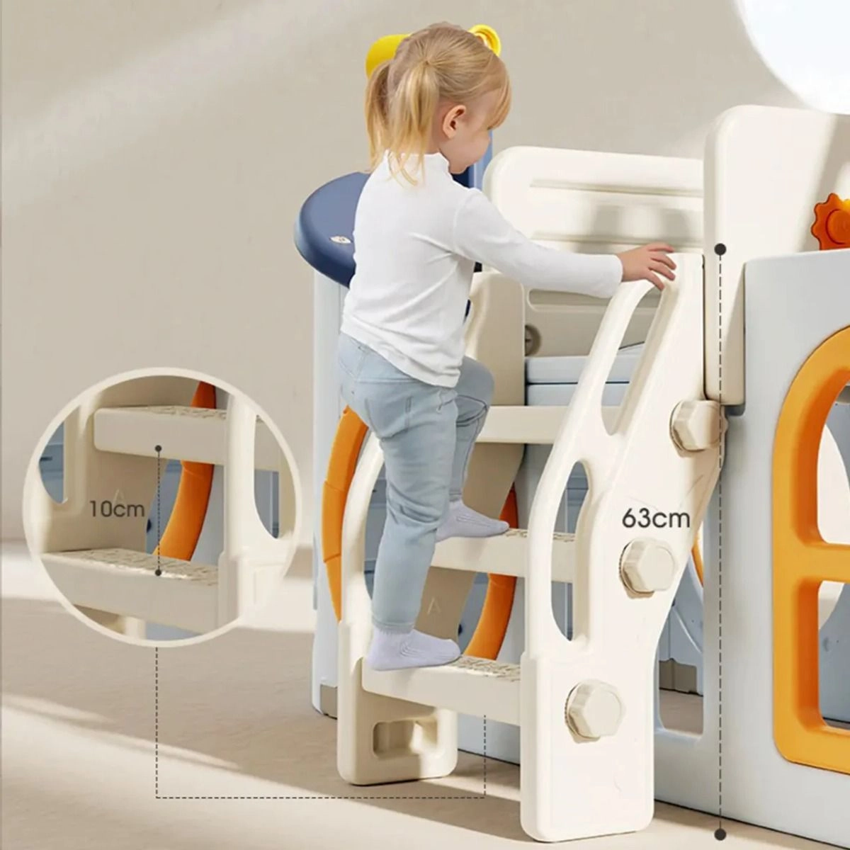 Boat Play House - Activity Slide Basketball