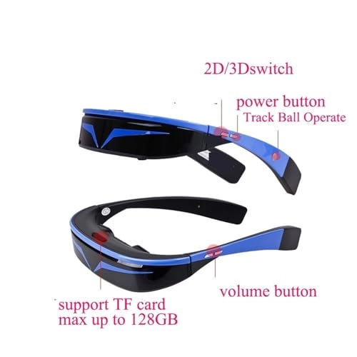 Virtual Wide Screen Video Glasses - Android 5.1 16G 3D