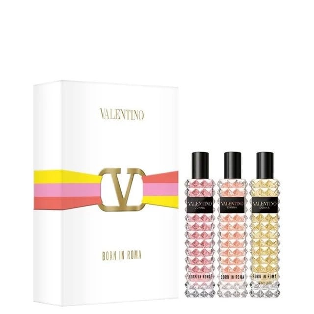 VALENTINO Donna Born in Roma + Born In Roma Coral Fantasy + Born In Roma Yellow Dream - Eau de Parfum 3PC