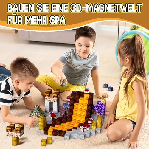 Magnetic Blocks - Mine 128 pcs