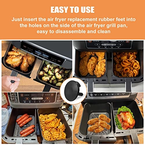 Air Fryer Rubber Bumpers - Rubber 8 PCS