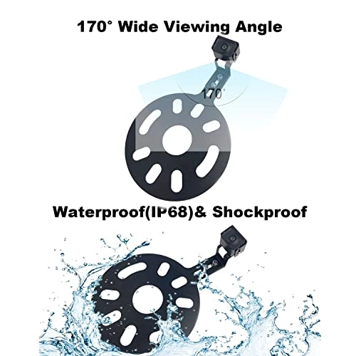 Car Backup Rear View Reverse Spare Tire Mount Adjustable Bracket Camera - Night vision composite (RCA) 976*497