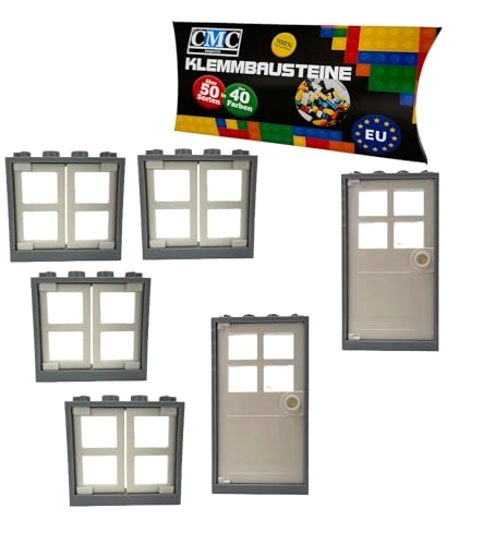 Window 1x4x3 - 4 pcs + Door 1x4x6 - 2 pcs