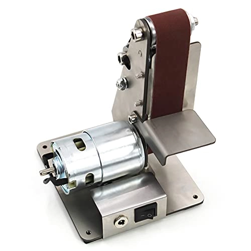 Electric Mini Vertical Belt Sander - 96W 220V Fixed-Angle Sharpener
