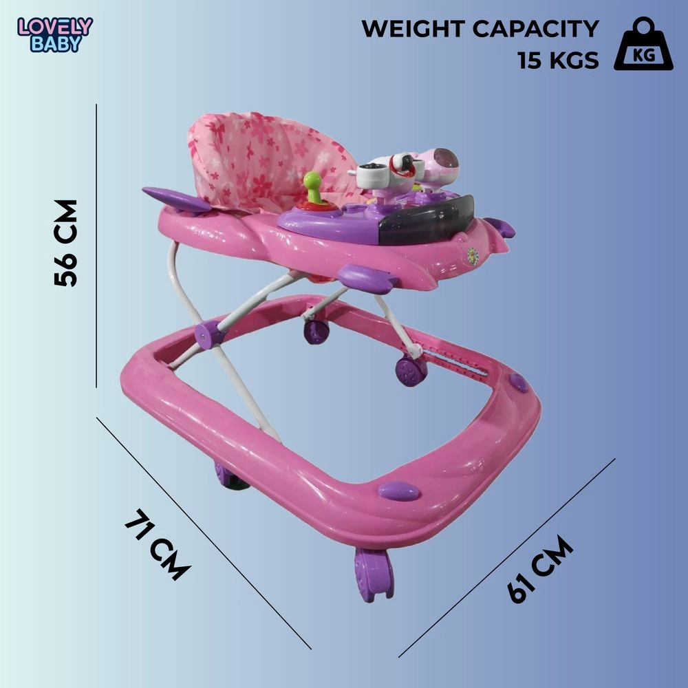 Cosmic Baby Walker - Foldable High back padded seat