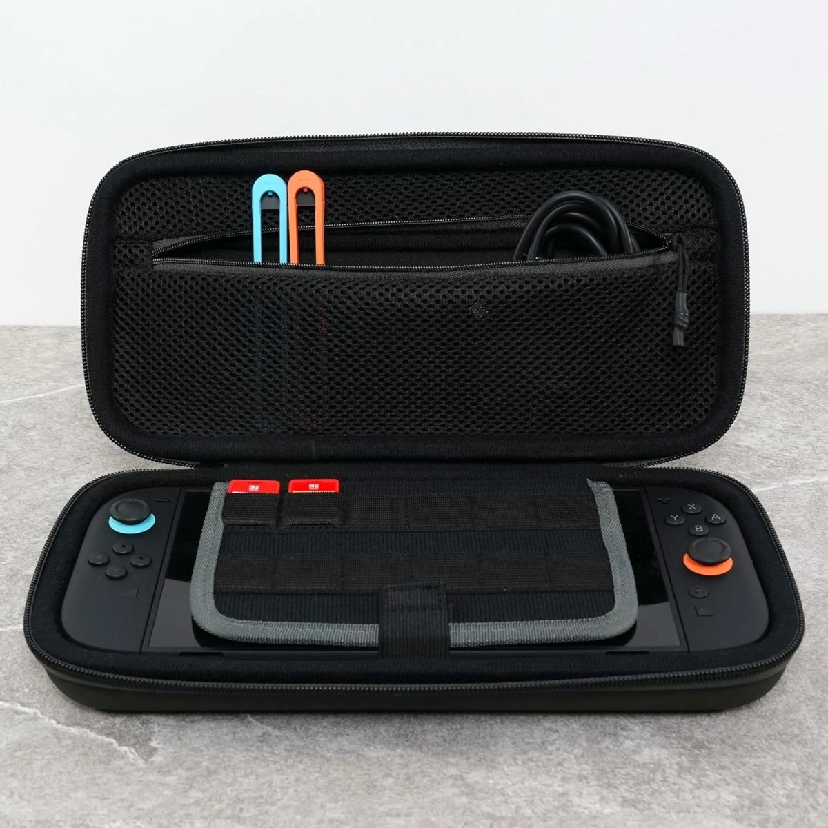 PlayTrek Slim Case - Switch 2 Charcoal Black