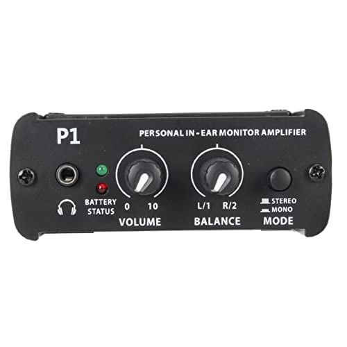 Portable Headphone Amplifier - Dual XLR Inputs 3.5mm Headphone Output