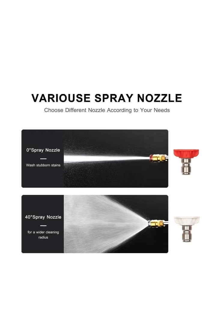 Portable Cordless Pressure Washer - 24V 5600mAh 380 PSI