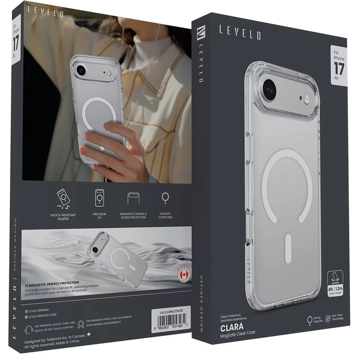 Clara Clear Case with MagSafe for iPhone 17