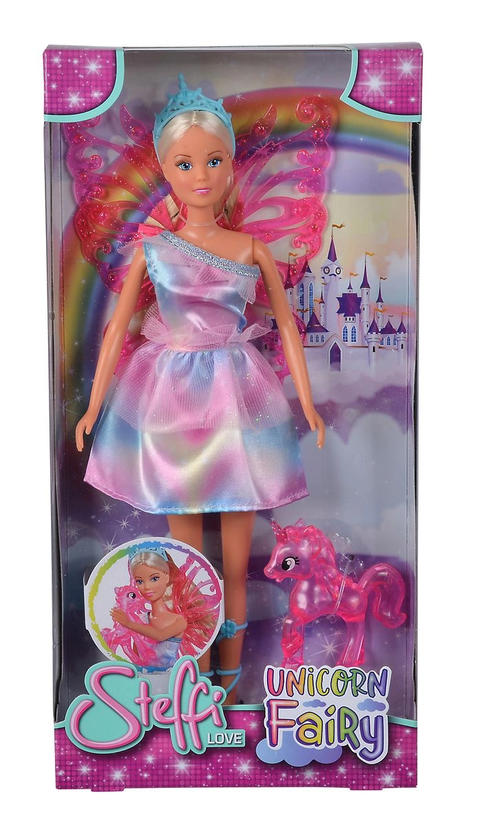 Steffi Love Fairy Dressing Doll - 29 cm With Unicorn Ages 3+