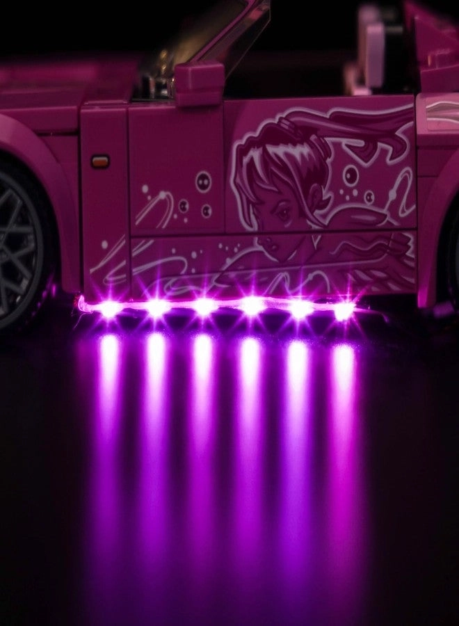 LED Lighting Compatible with Lego 77241 Speed Champions Honda S2000