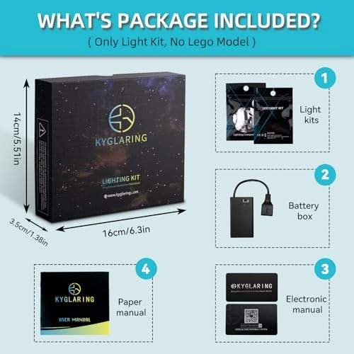 Led Light Kit for LEGO Speed Champions Nissan Skyline 42207