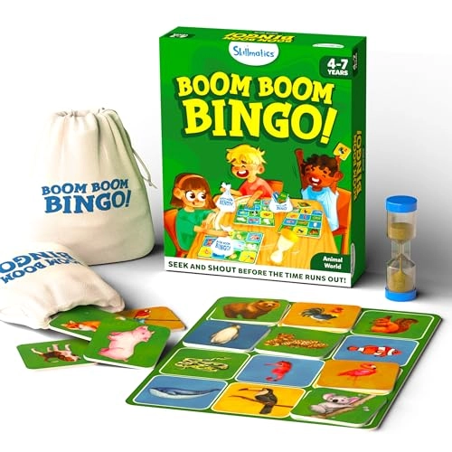 Bingo Preschool Board Game - Ages 4 to 7 63 pieces