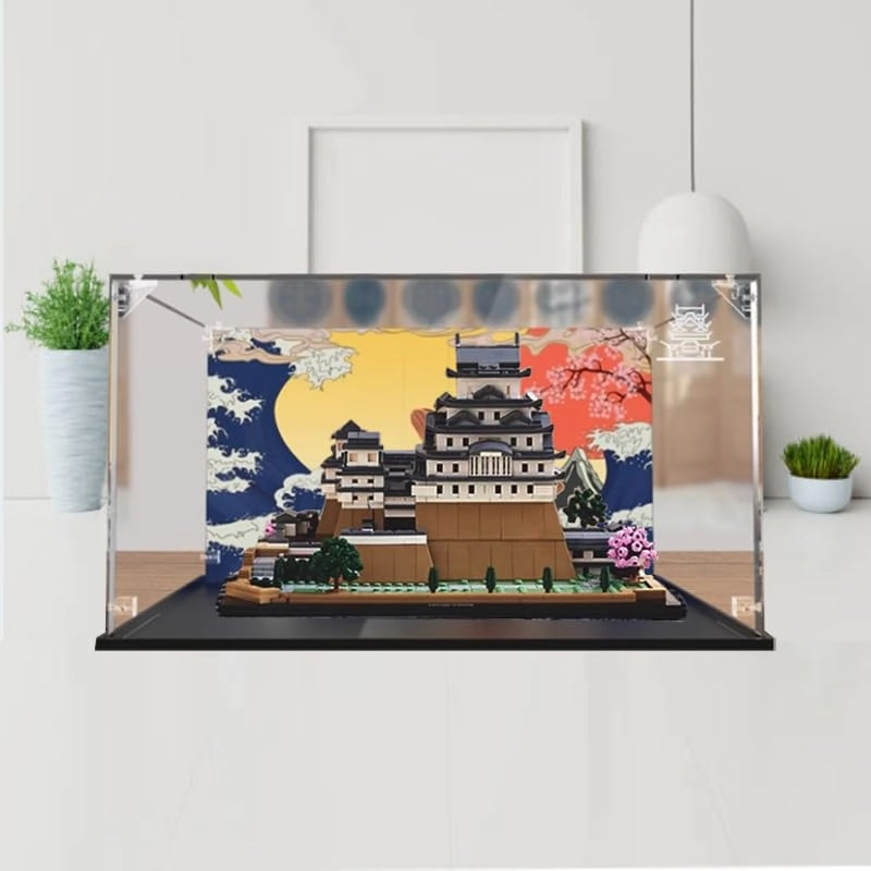 Display Case for LegoArchitecture 21060 - 40x30x30cm High Bottom