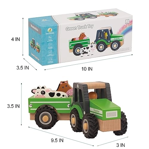 WoodenEdu Farm Tractor - 12 months+
