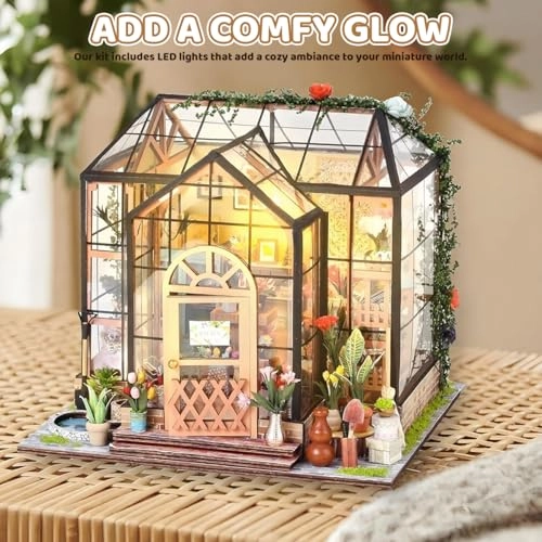 DIY Miniature House Kit - Jenny Greenhouse