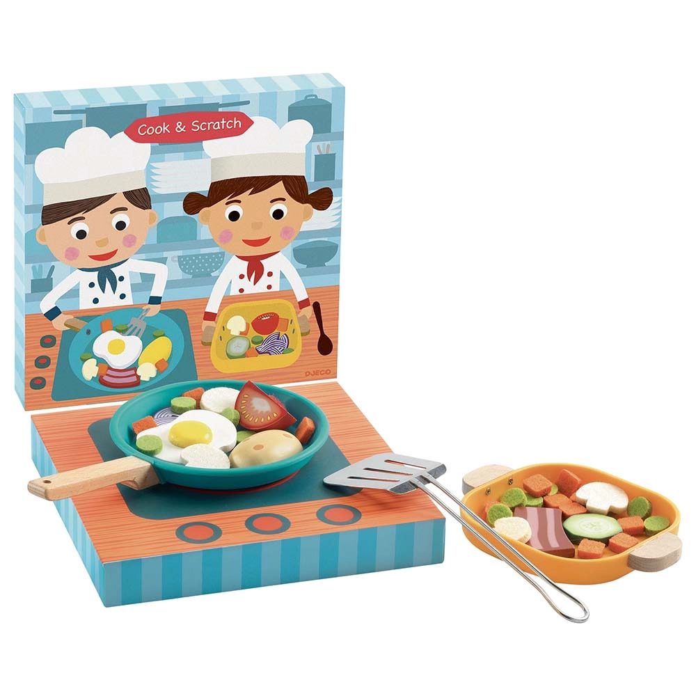 DJECO Cook & Scratch - Wooden (PTC-DJ05502)