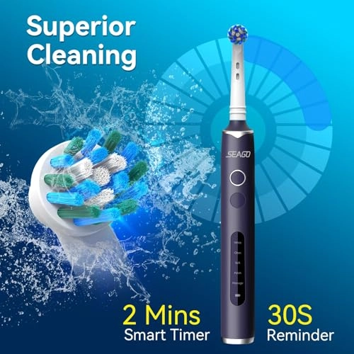 SG-2603 - Rotating Electric Toothbrush black L