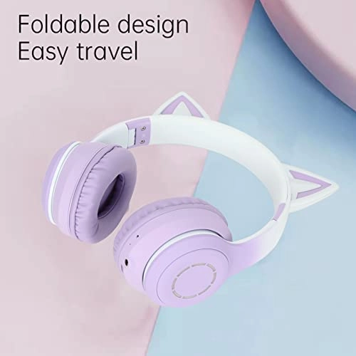 Cute Cat Ear Gaming Headphones Wireless Headset