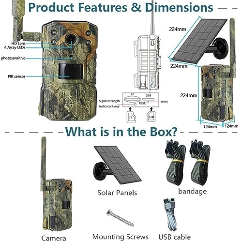 Solar Hunting Rear Camera - 4G 4 megapixel