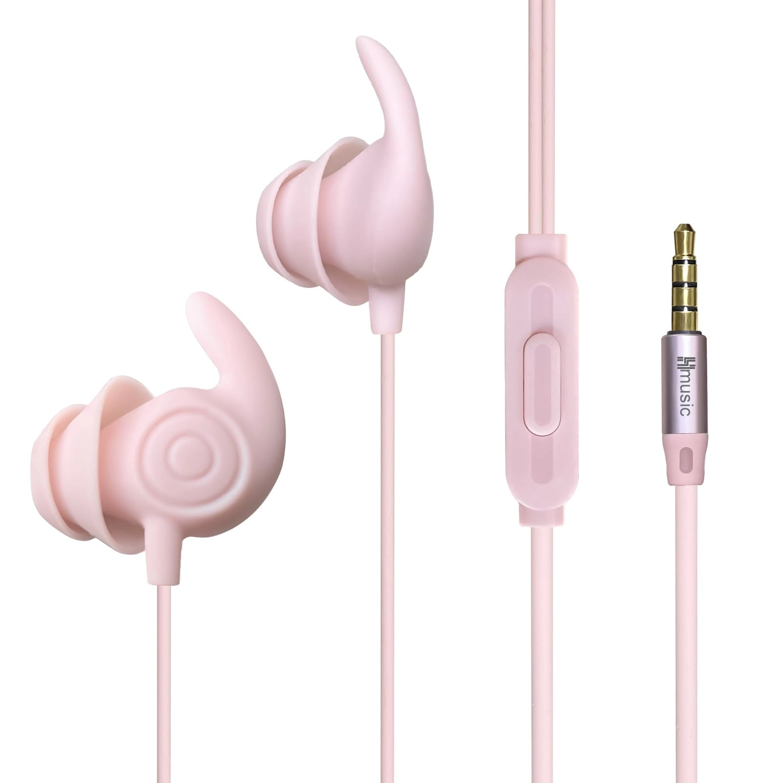 Hmusic Sleep Earbuds - 3.5MM Wired Soft Silicone