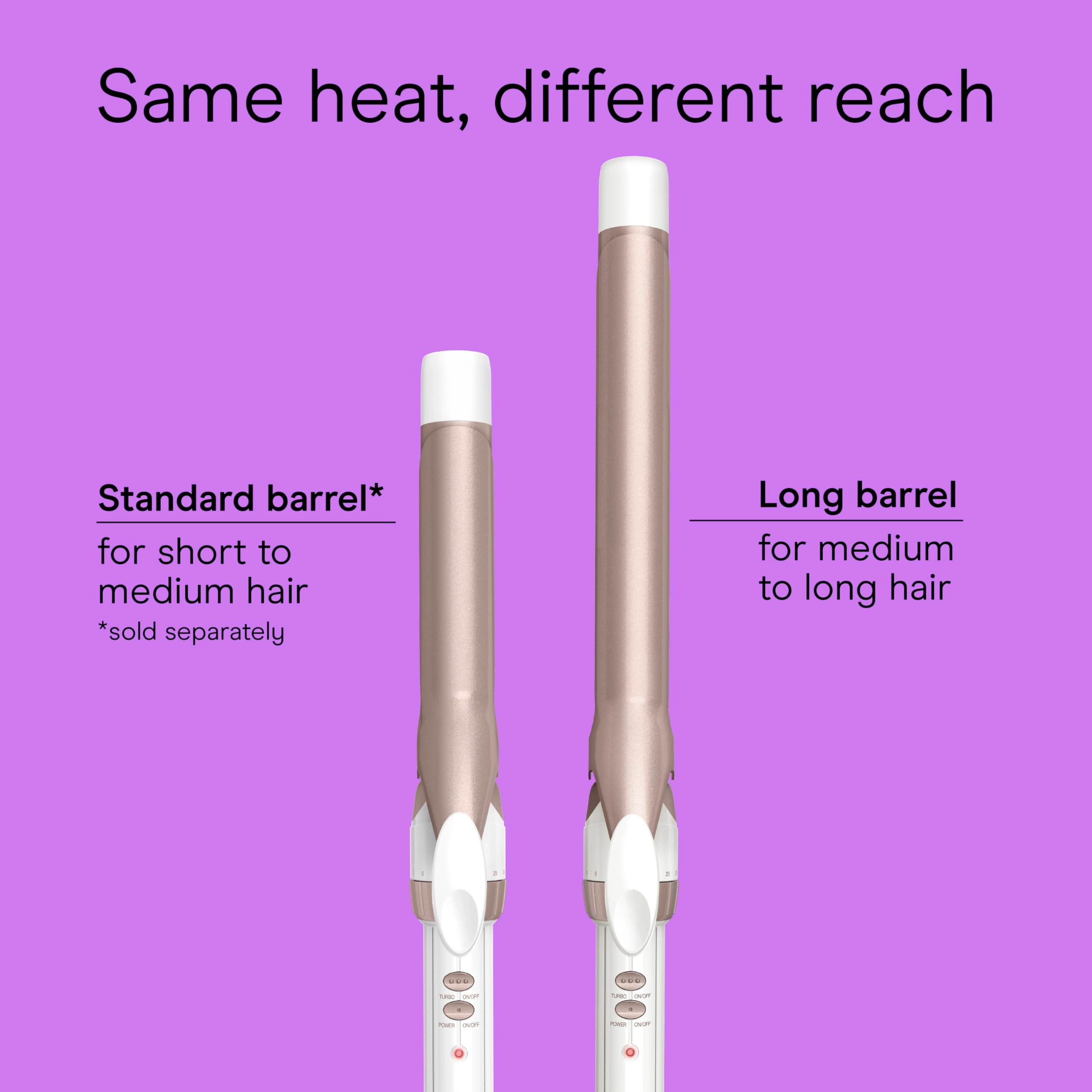 Double Ceramic Curling Iron - 1-Inch