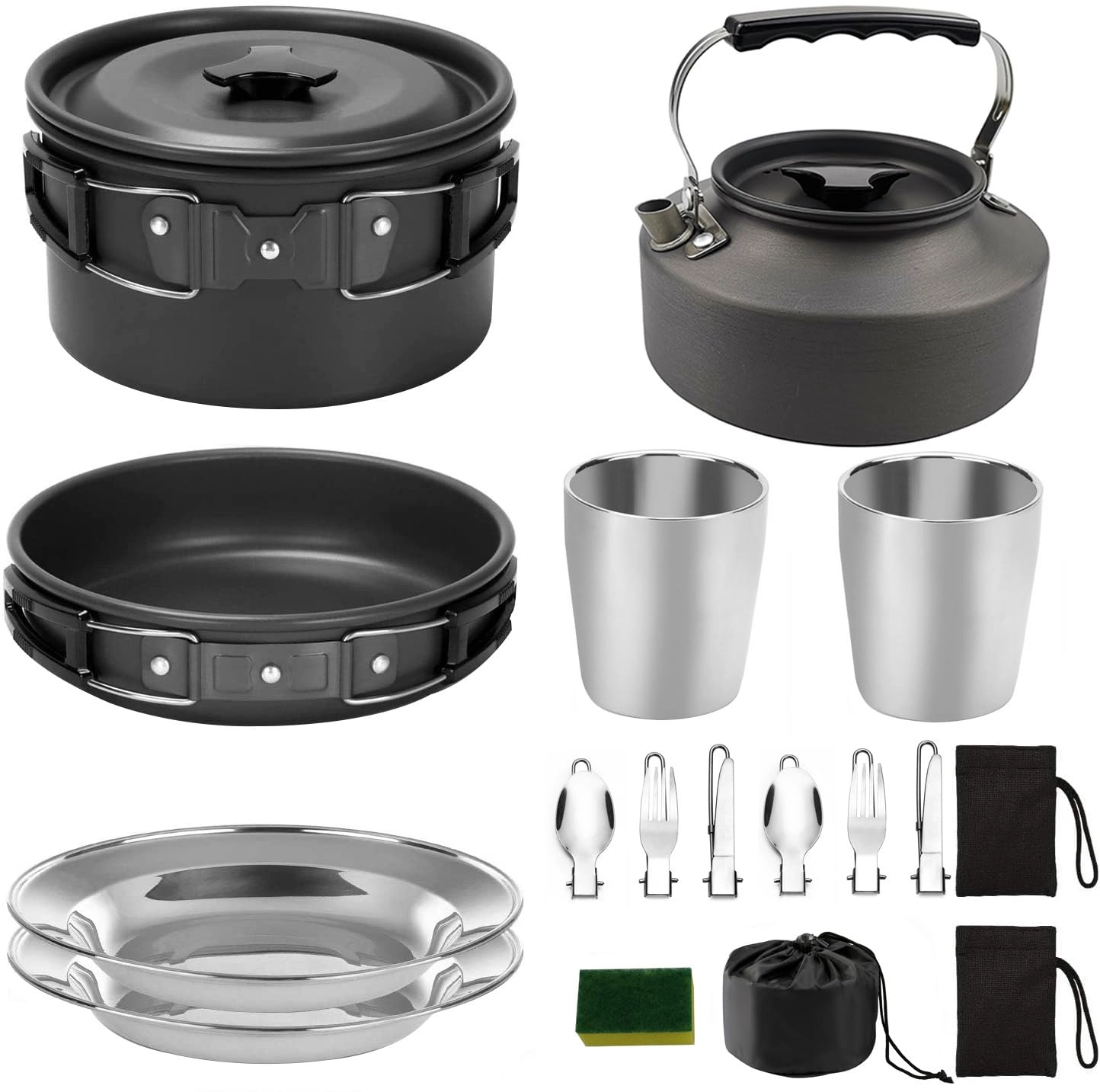 Camping Cookware Mess Kit - 17 piece(s)