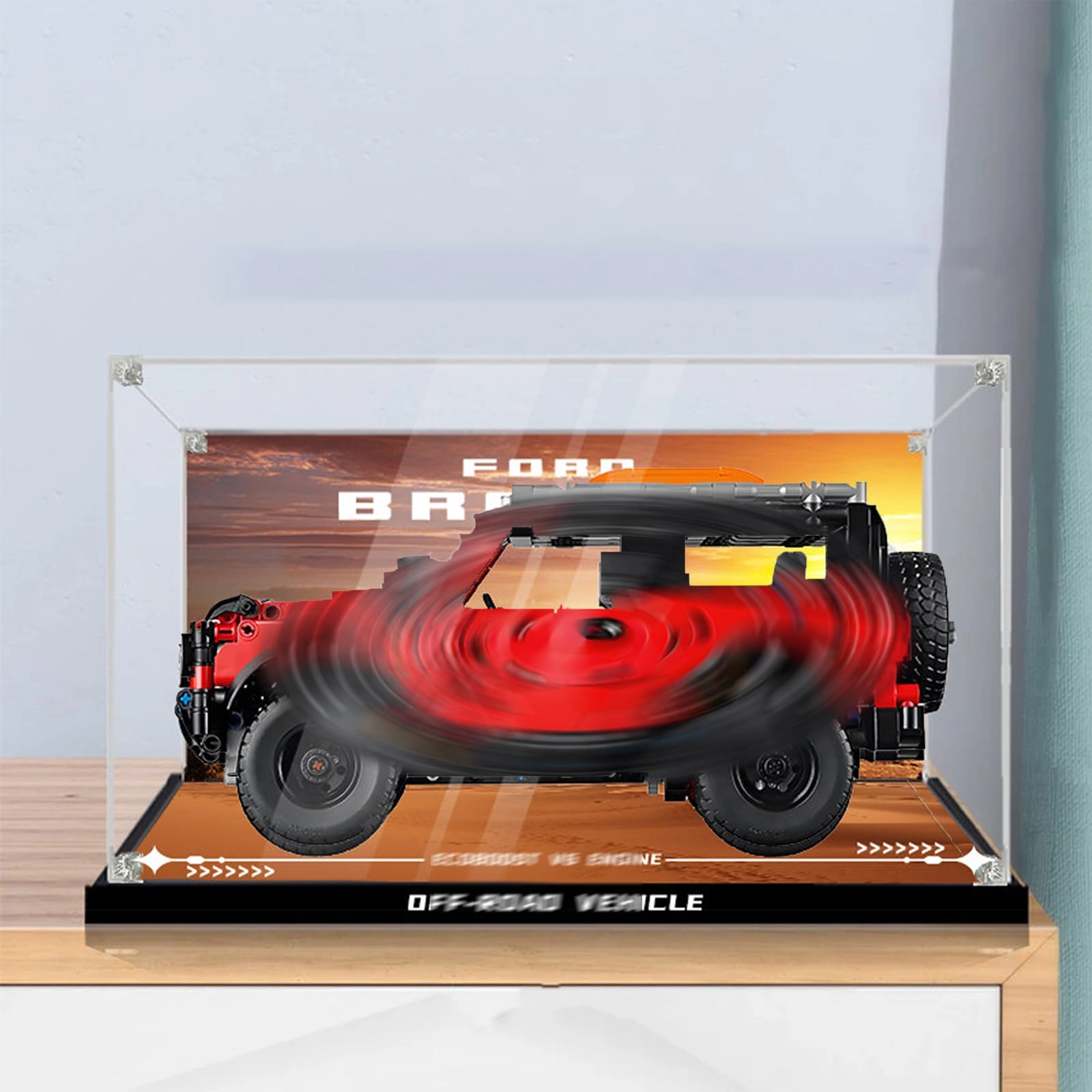 bodamaike LEGO Display Case Compatible with 42213 Ford Mustang