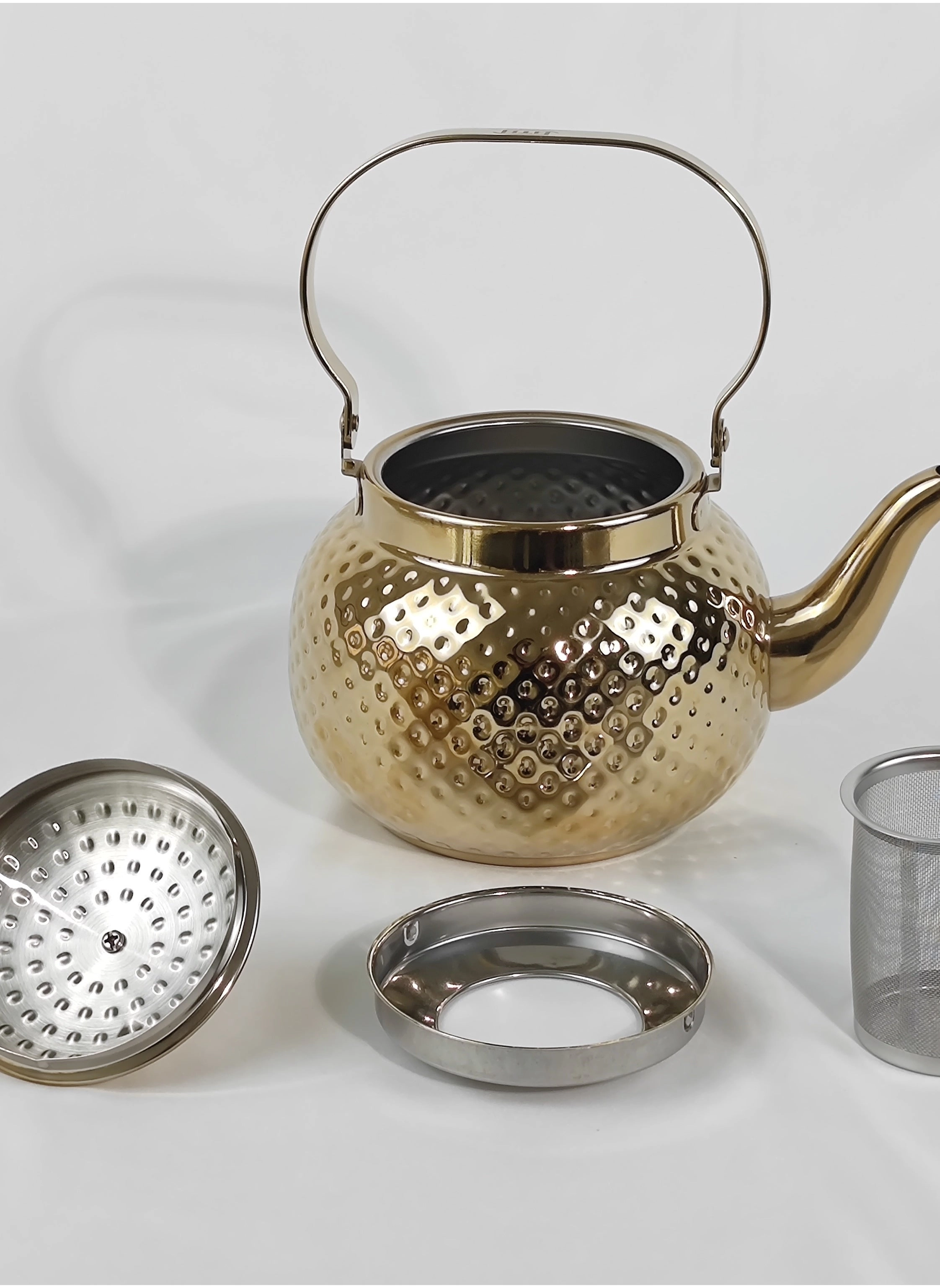 Teapot with Removable Infuser - Stainless Steel 1.6 L