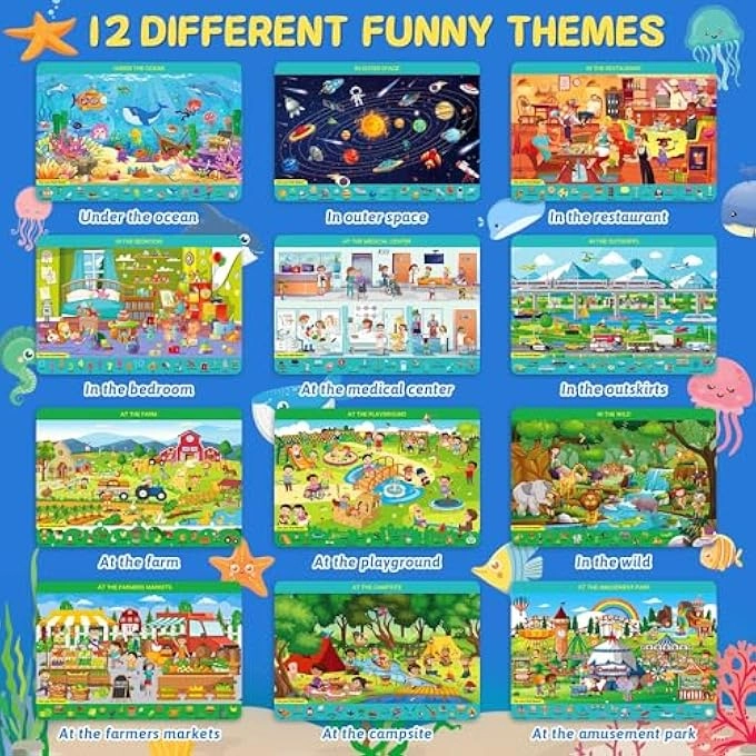 ARTS AND CRAFTS MAT BOOKS - 12 THEMES Preschool