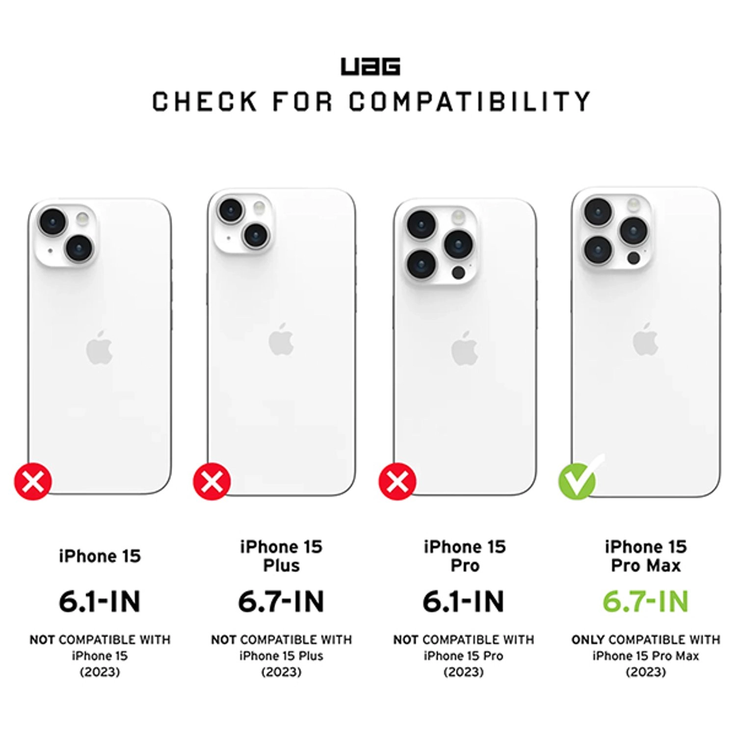 Civilian Case with MagSafe for iPhone 15 Pro Max - Polycarbonate + TPU