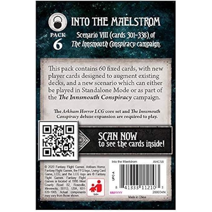Arkham Horror: The Innsmouth Conspiracy Cycle Into The Malestrom