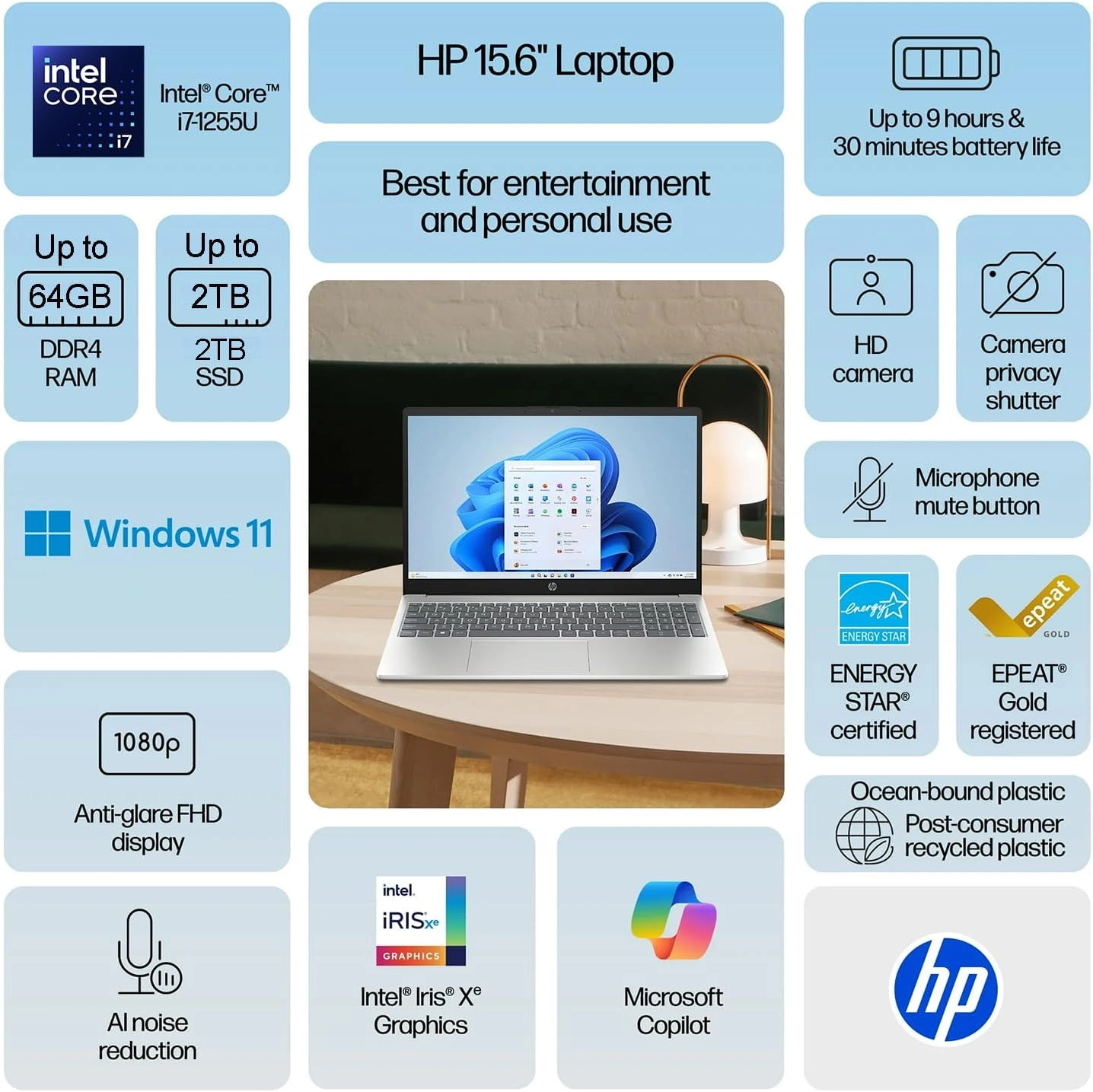 i7 laptop - 15.6'' Core i7-1255U 16GB DDR4 512GB SSD