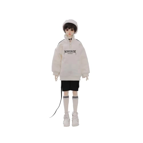 Oueneifs Kaka E BJD Doll - 1/4 Resin White Hoodies Ages 15+