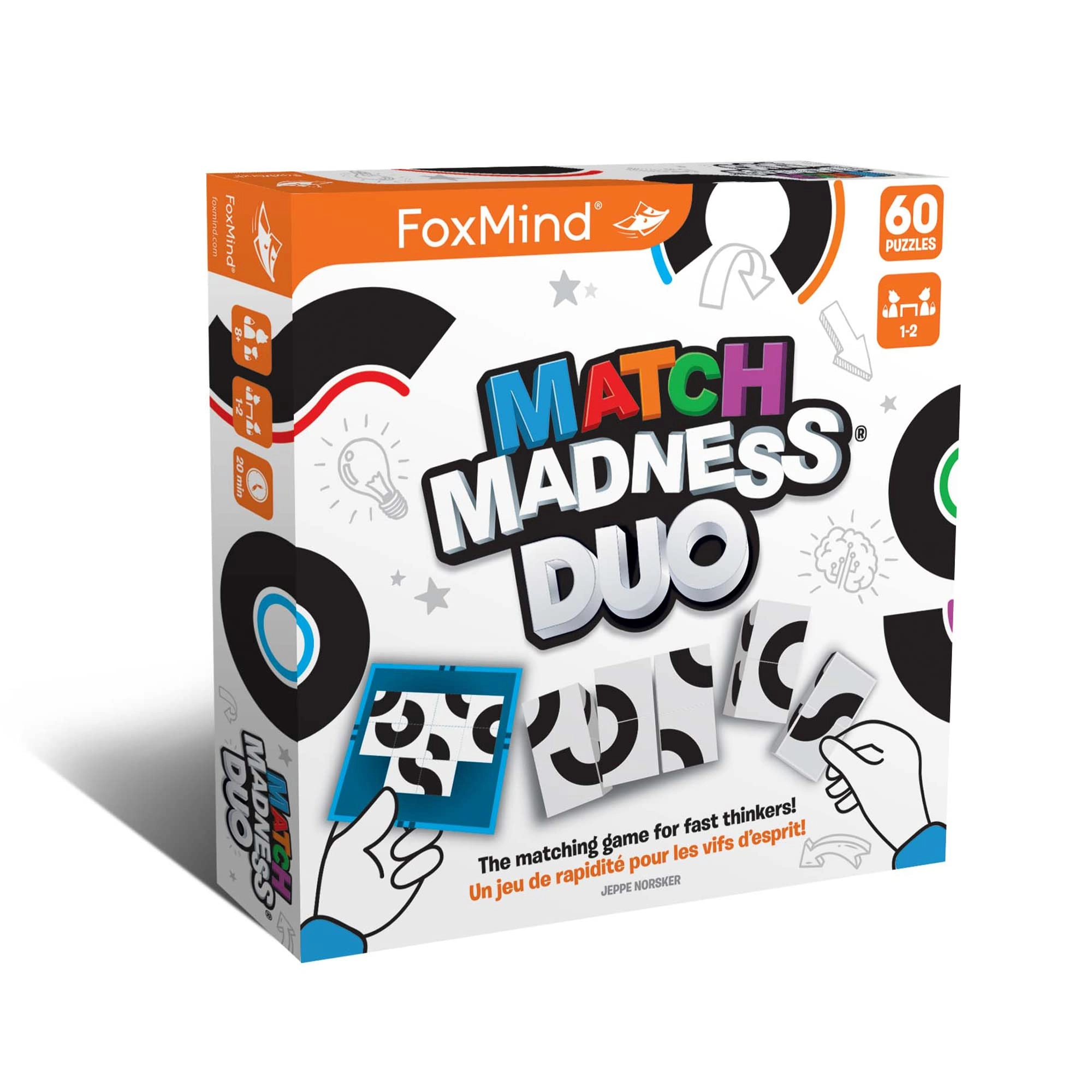FoxMind Games Match Madness Duo Puzzle (MATCHDUO-BIL)